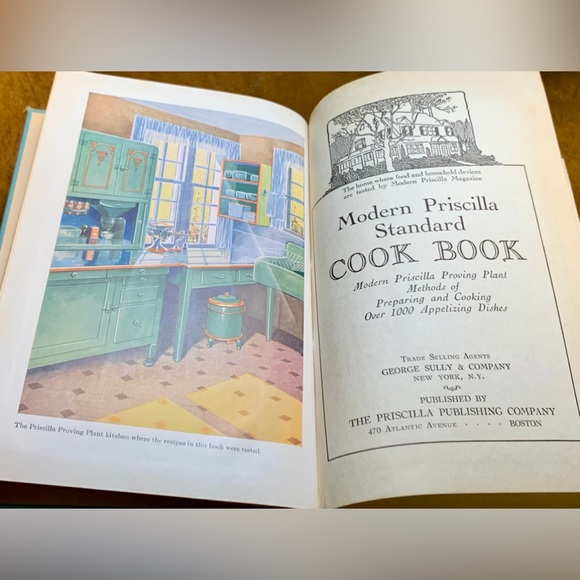 The MODERN PRISCILLA STANDARD COOK BOOK 1929 First Edition Hardcover Book - Picture 8 of 10
